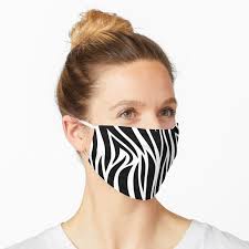 Zebra I Mask By Haroulita Mask Black Is Beautiful Face Mask