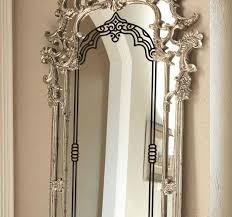 A slight twist on the typical process creates a mysterious and organically patterned result. Vintage Mirror Frame Sticker Tenstickers