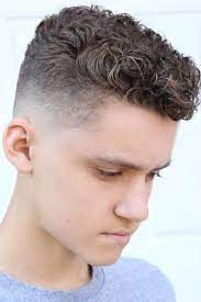 Most men that have curly locks choose short haircuts because they make it a lot easier to handle their curls. Pin On Haircut For Joey