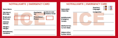 Inventurliste pdf kostenlos zum ausdrucken ». Notfallkarte Mit Personlichen Daten Camperstyle De