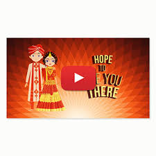 Caricature wedding invitation cards and save the dates. Video Wedding Invitations Wedding Invitations For Whatsapp