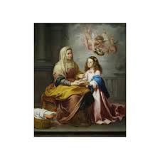 Tableau Santa Ana y la Virgen, 1655, Bartolome Esteban Murillo