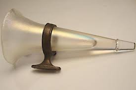 1910 1930 S Vintage Auto Vase Car Vase Auto Bud Vase With Original Holder Elegant Aurora Satin Glass Also Use As A Wall Mounted Vase Car Vase Wall Mounted Vase Bud Vases