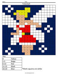 Click on the image to view the pdf. Tinkerbell Christmas Addition Coloring Squared