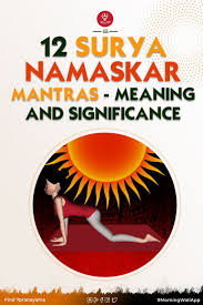 12 Surya Namaskar Mantras Meaning And Significance In 2021 Learn Yoga Poses Surya Namaskar Mantras