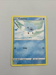 Cubchoo Brilliant Stars 042172 Pokemon TCG Card NMM Regular Common