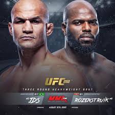 BREAKING NEWS: Bringador Jairzinho BIGI BOY Rozenstruik ta cla pa su  proximo pelea cual lo tuma lugar dia 15 di Augustus durante di UFC 252,  caminda cu elo enfrenta e number 5