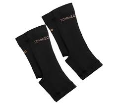 tommie copper core compression set of 2 ankle sleeves qvc com