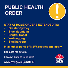 Certainly it must be too late now! Nsw Health On Twitter Public Health Order Stay At Home Orders Extended To All Of Greater Sydney Blue Mountains Central Coast Wollongong And Shellharbour Restrictions Apply To The Rest Of