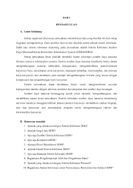 Doc Makalah Sistem Informasi Manajemen Sistem Informasi Sdm Machallafri Iskandar Academia Edu