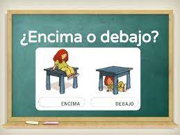 Descarga la ficha de encima y debajo. Encima O Debajo Juegos Online Gratis Para Ninos En Preescolar Por Elena Gue