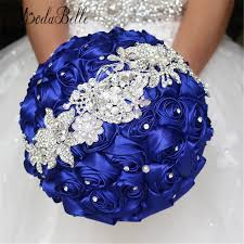 Wedding bouquet blush pink and silver grey bridal bouquet mixed with eucalyptus (medium). 2016 Royal Blue Wedding Flowers Bouquets Fleur Bleu Roi Bridal Brooch Bouquet Crystal Bouquet De Mariage Red Yellow Pink Purple Crystal Bouquet Brooch Bouquetbridal Brooch Bouquet Aliexpress