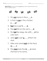 Success With Phonics Vowel Sounds Book 2 Short Vowel Words Vowel Sounds Vowel Digraphs