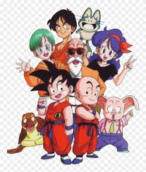 He is also known for his design work on video games such as dragon quest, chrono trigger, tobal no. Dragon Ball 1984 Goku Krillin And Master Roshi Hd Png Download 770x1024 752646 Pngfind
