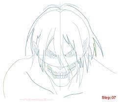 Step by step drawing tutorial on how to draw eren yeager from the anime attack on titan! How To Draw Eren In Titan Form Mangajam Com