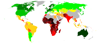 List Of Countries By Inequality Adjusted Hdi Economic Map Human Development Index Human Development Report