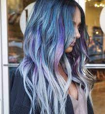 You could say red is the new black when it comes to hair color. Icy Blue And Purple Hair Novocom Top