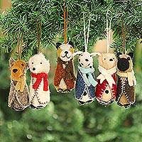 Christmas ornament wool felt sheep tree hanging decoration home xmas decor new. Unicef Market Wool Christmas Decorations