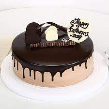 Cake is the best present. Buy Send Special Chocolate Cake For Dad Half Kg Eggless Online Ferns N Petals