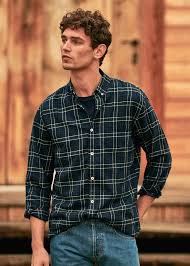 Octobre Editions Chemise Charlie Flanelle Carreaux Chemise Carreaux Homme Flanelle Chemise