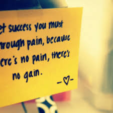 I know these training sessions are hard work, but you've got to do it if you want to be a contender for the championship. Balls Of Steel Writing And Life No Pain No Gain Script Magazine