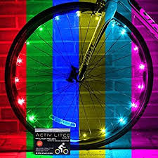 Amazon Com Activ Life Bike Fairy Lights 1 Tire Pink Top Birthday Gifts For Women Easter Presents For Girls Bes Bike Wheel Bicycle Spokes Bike Lights Led