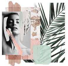 Slaydesignstudio Portfolio Dusty Pink Blush Natural Texture Mood Board Design Collage Design Mood Board Layout