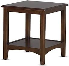 Tables H Bedside Nightstand 2 Tier Wood Small Coffee End Side Bedside Snack Storage Cabinet Living Room In 2020 Table For Small Space Table Storage Small Coffee Table