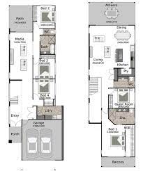 Outlook Is A Small Lot And Narrow Block Home Design By Gw Homes The Leading Brisbane Home Builders Narrow House Designs Beach House Plans Narrow House Plans