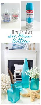 And even though one layer of privacy film is enough to give full privacy, i'd add the film to. How To Make Sea Glass Bottles Thrifty Style Team 2 Bees In A Pod