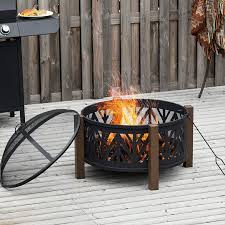 This grate keeps logs in place, while providing added airflow for your fire. 20 Best Fire Pits To Buy Now Chimineas Garden Fire Pit