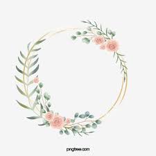Hand Painted Circular Plant Flower Border Elements Circular Hand Painted Branches And Leaves Png Transparent Clipart Image And Psd File For Free Download Floral Border Design Floral Wreaths Illustration Wreath Illustration