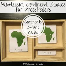 All of our free printables are available on the member's only page. Montessori Continent Studies For Preschoolers Continents 3 Part Cards Momtessori Life