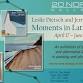 Leslie Dietsch and Jerry Gray: Moments in Latitude