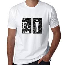 Hollywood Thread Triathlon Man Periodic Table Symbol Fe Iron Men S T Shirt Running Tops Running Tops Funny Running Tops Women Long Sleeve Running Tops Women Ru