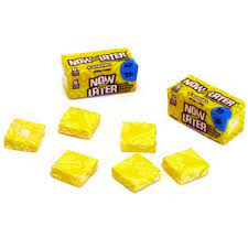Amazon Com Now And Later Banana Flavored Candy 6 Piece Bars Pack Of 24 Taffy Candy Grocery Gourmet Food