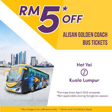 First class train bangkok to penang malaysia hua lamphong train station thailand. Want Cheap Bus Tickets From Hatyai To Kl Check Out Alisan Golden Coach Now On Easybook Don T Miss Out Your Chance To Cheap Bus Bus Tickets Easy Books