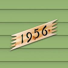 Crestview Doors The Ranchero Numberplate A Mid Century Classic Doorlite K Midcentury House Numbers House Numbers House Colors