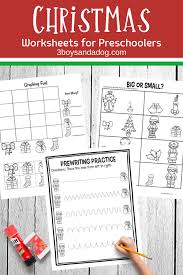 Christmas is celebrated on december 25th to recognize the birth of. Christmas Worksheets For Preschool 3 Boys And A Dog