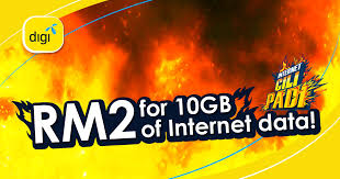 Recently, a slew of new unlimited prepaid plans by celcom, maxis and tune talk were released in june. Digi S Internet Cili Padi Offers 10gb Of Internet Data For Rm2 Technave