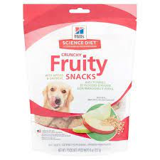 Hill S Natural Fruity Snacks With Apples Oatmeal Crunchy Dog Treats 8 Oz Bag Previously Known As Hill S Science Diet Dog Treats Walmart Com Fruity Snacks Hills Science Diet Dog Food Recipes