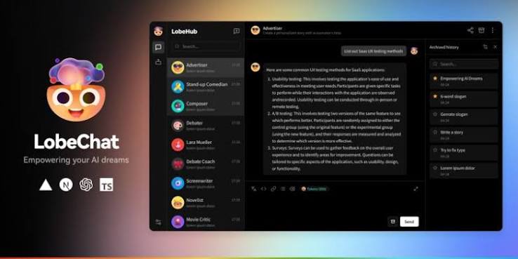 GitHub - lobehub/lobe-chat: 🤯 LobeHub - an open-source, modern design AI Agent Workspace. Supports multiple AI providers, Knowledge Base (file upload / RAG ), one click install MCP Marketplace and… | Ilyas F