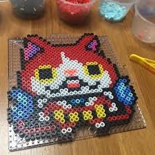 Jibanyan Yo Kai Watch Perler Beads By Minami Illusion Perles Hama Perle Perles A Repasser