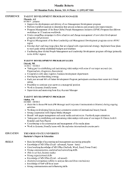 talent development program resume