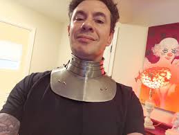 Adding knit fabric to gorget for better fit