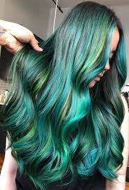 Before you dye your hair blue, it is important to lighten it as much as possible so that the dye will take. 63 Offbeat Green Hair Color Ideas In 2020 Green Hair Dye Kits To Try