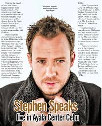 Stephen Speaks live at Ayala Center Cebu