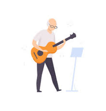 Old guitarist by pablo picasso. Old Man Guitar Vector Images Over 290
