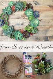 Continue all the way around the wreath form. Faux Succulent Wreath Faux Succulent Wreath Diy Succulent Wreath Diy Faux Succulent Wreath