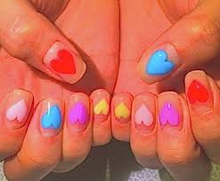 Artsy Indie Aesthetic Acrylic Nails Addicfashion In 2020 Hippie Nails Swag Nails Simple Nails